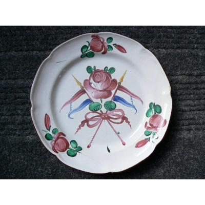 Revolutionary Plate In Earthenware From Islettes Nineteenth