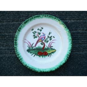 XIXth Rambervillers Earthenware Plate