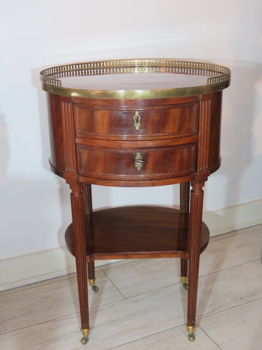 Drum Bedside Mahogany Early XIX