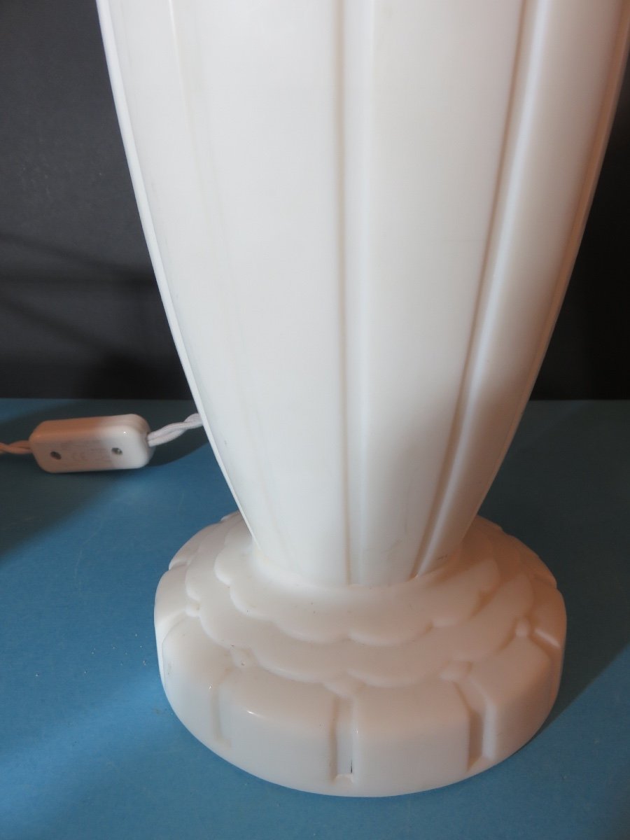 Art Deco Style Opaline Lamp Base-photo-4