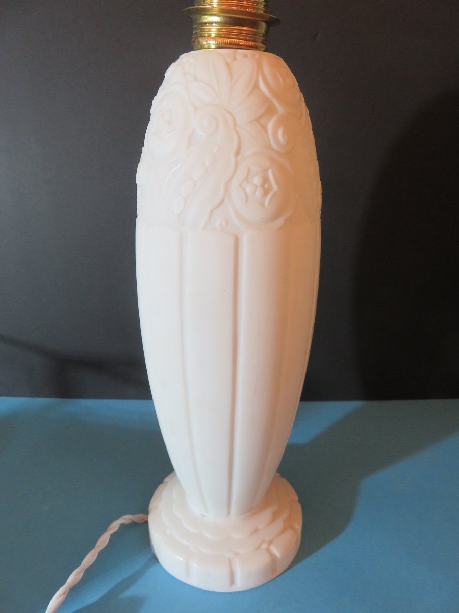 Art Deco Style Opaline Lamp Base-photo-7