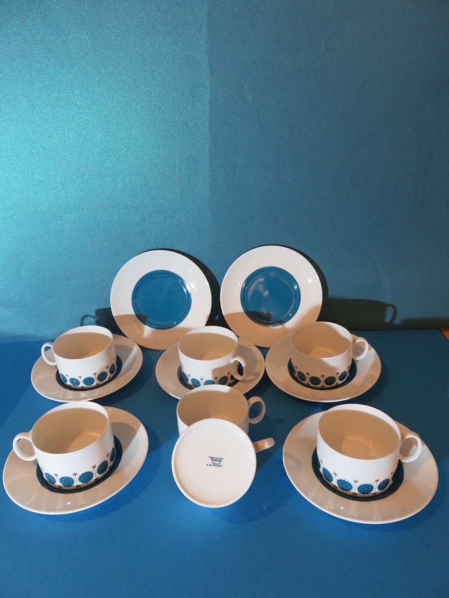 Porcelain Tea Set, 1960s, Produced By Thomas Germany -photo-4