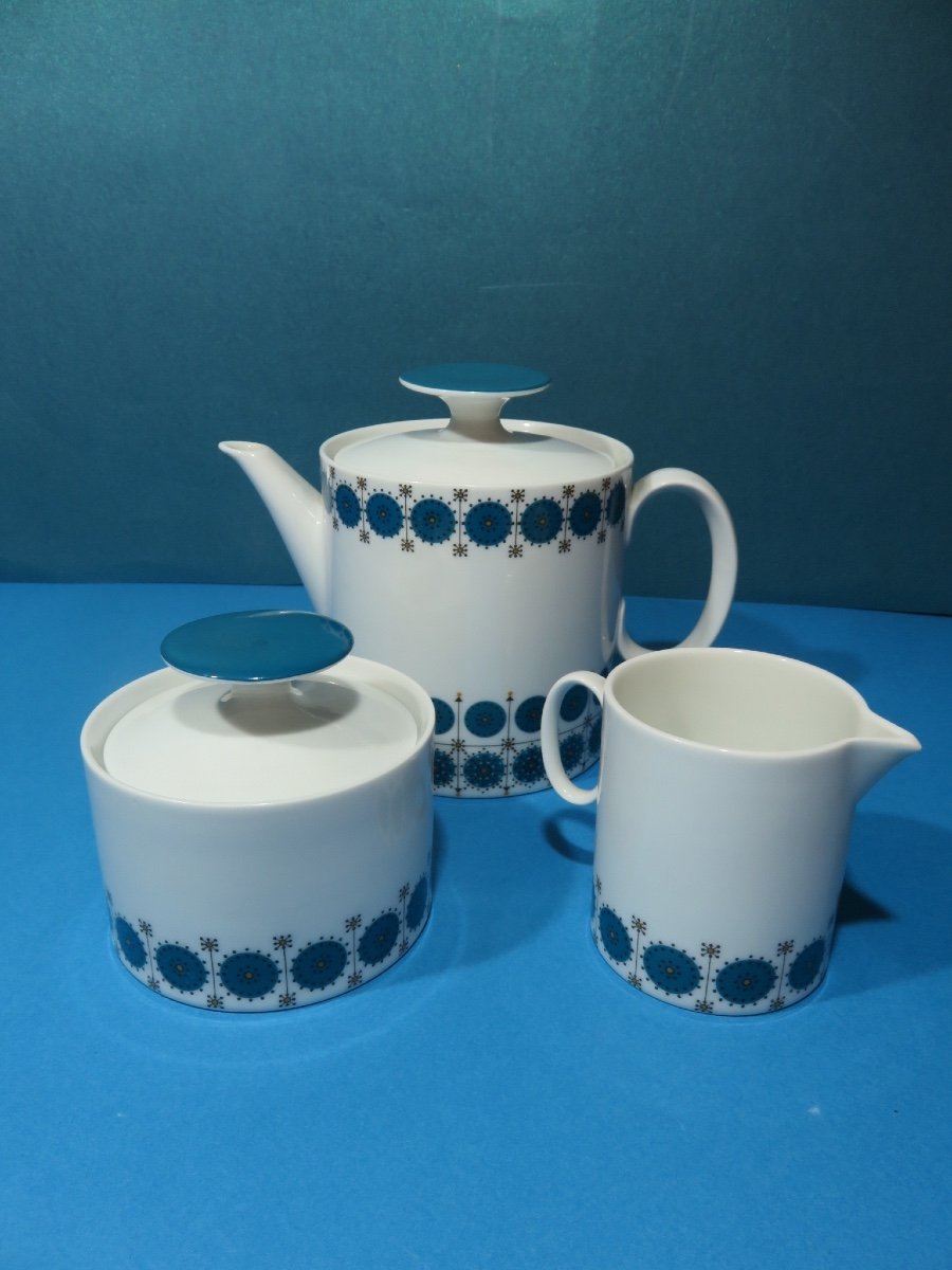 Porcelain Tea Set, 1960s, Produced By Thomas Germany -photo-7