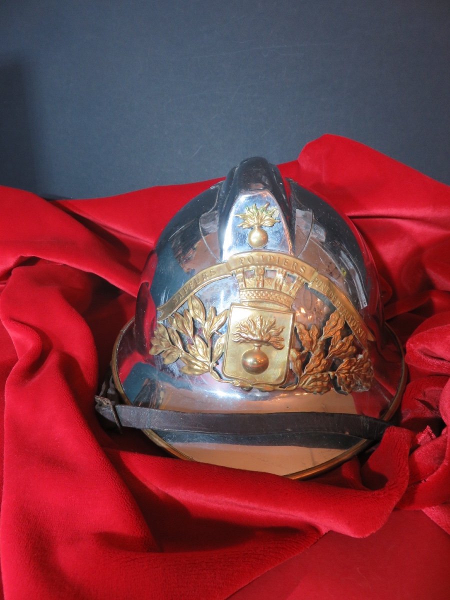 Pont-de-beauvoisin Firefighter Helmet 40s/50s