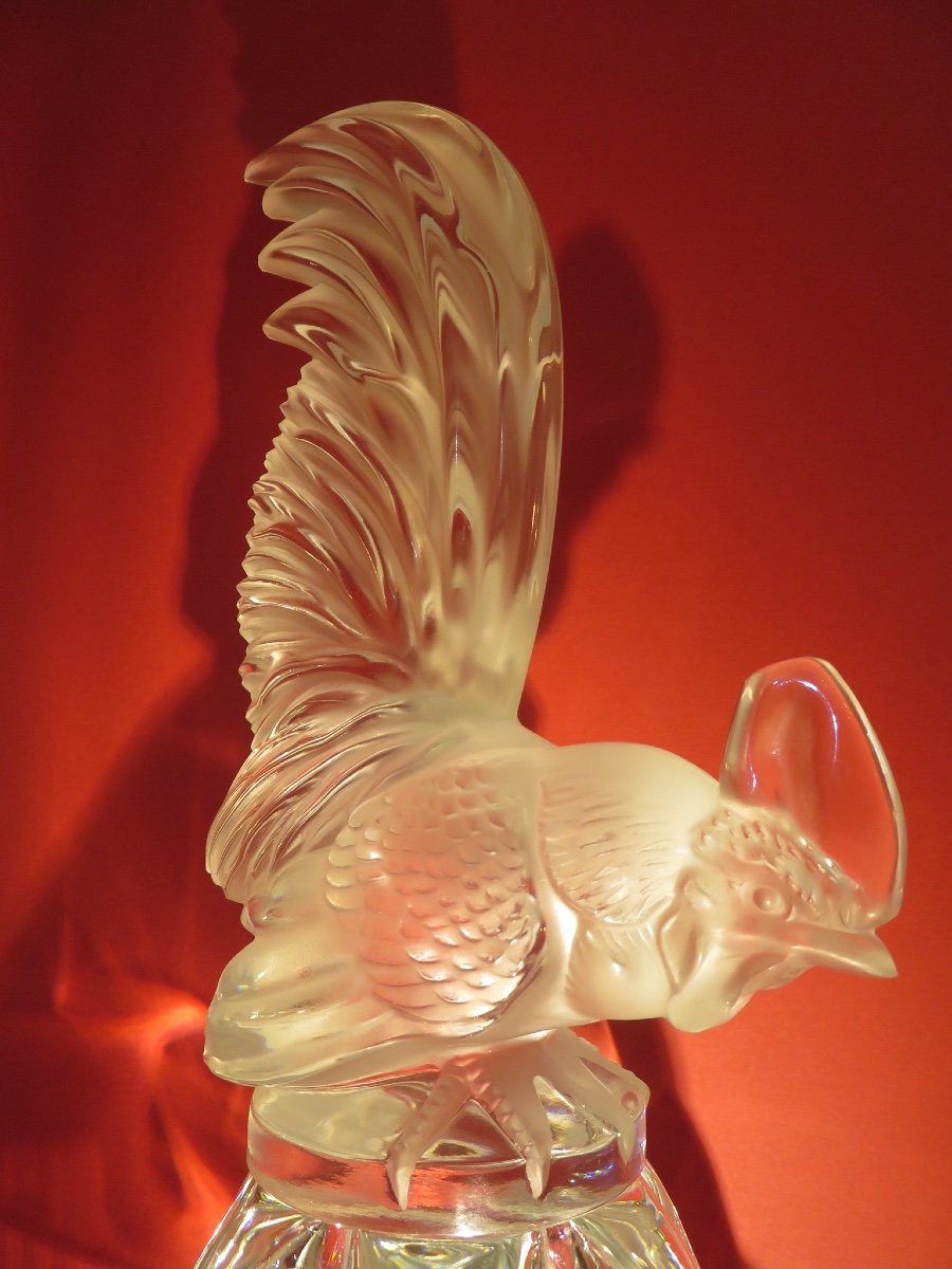 Coq nain en cristal signé Lalique France