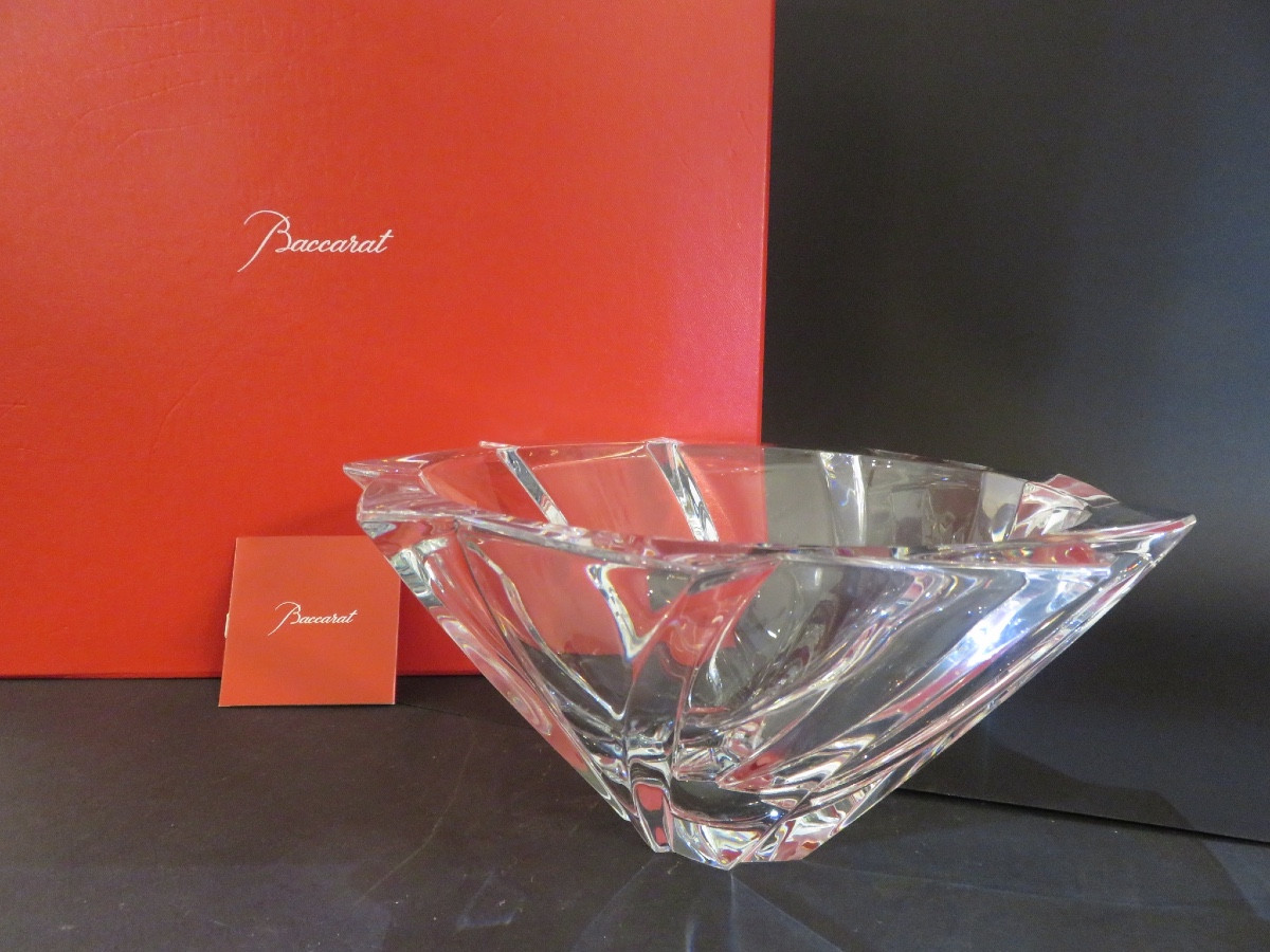 Baccarat Crystal Cup, "objectif" Model, 25 Cm Diameter With Its Box And Booklet -photo-7