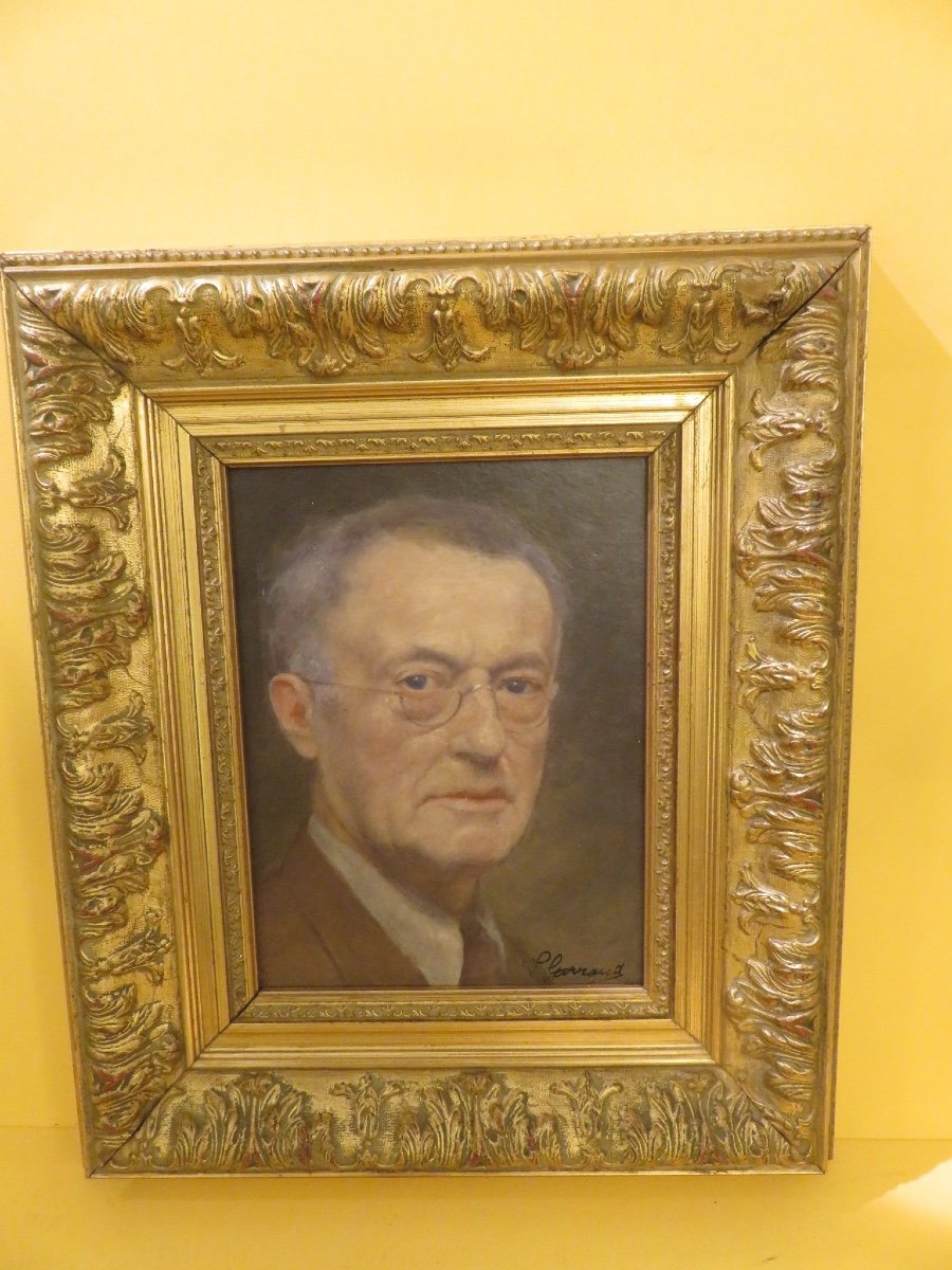 Léon Garraud  ( 1877 - 1961 ) Autoportrait De l'Artiste 