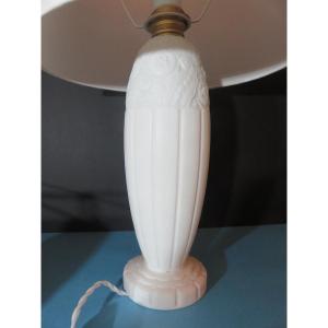 Art Deco Style Opaline Lamp Base