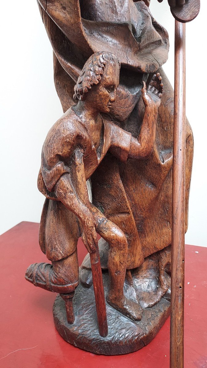 Saint Grégoire, Bois Sculpté, 16ème -photo-7