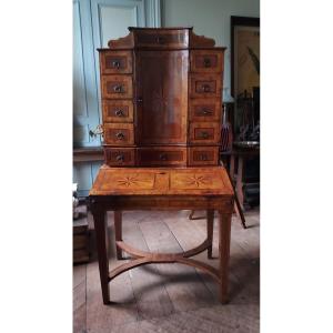 Germany 18th, Beautiful Marquetry Desk