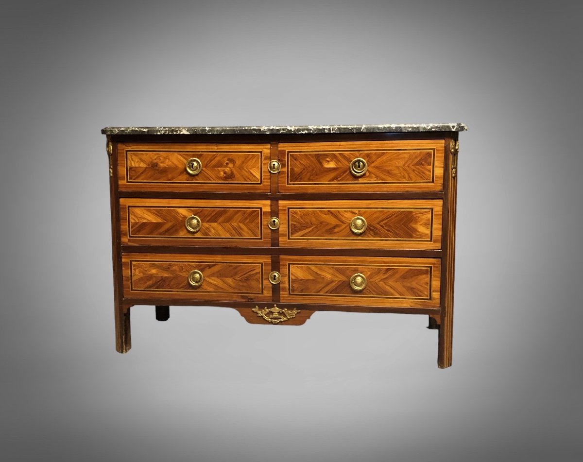 Louis XVI Marquetry Commode