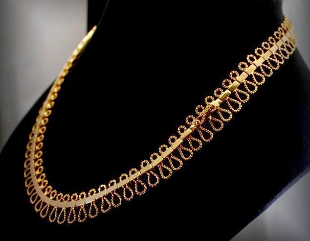 Gold Necklace - 48.30 G - Years 45-50-photo-3