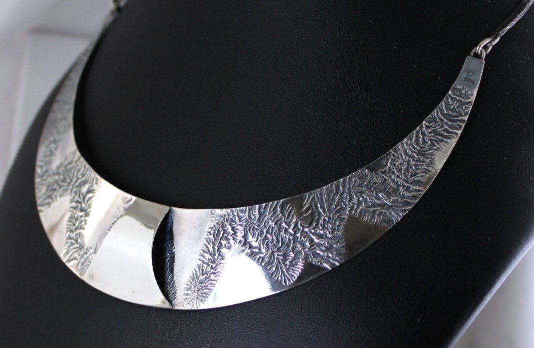 Necklace - Torque In Silver-photo-3