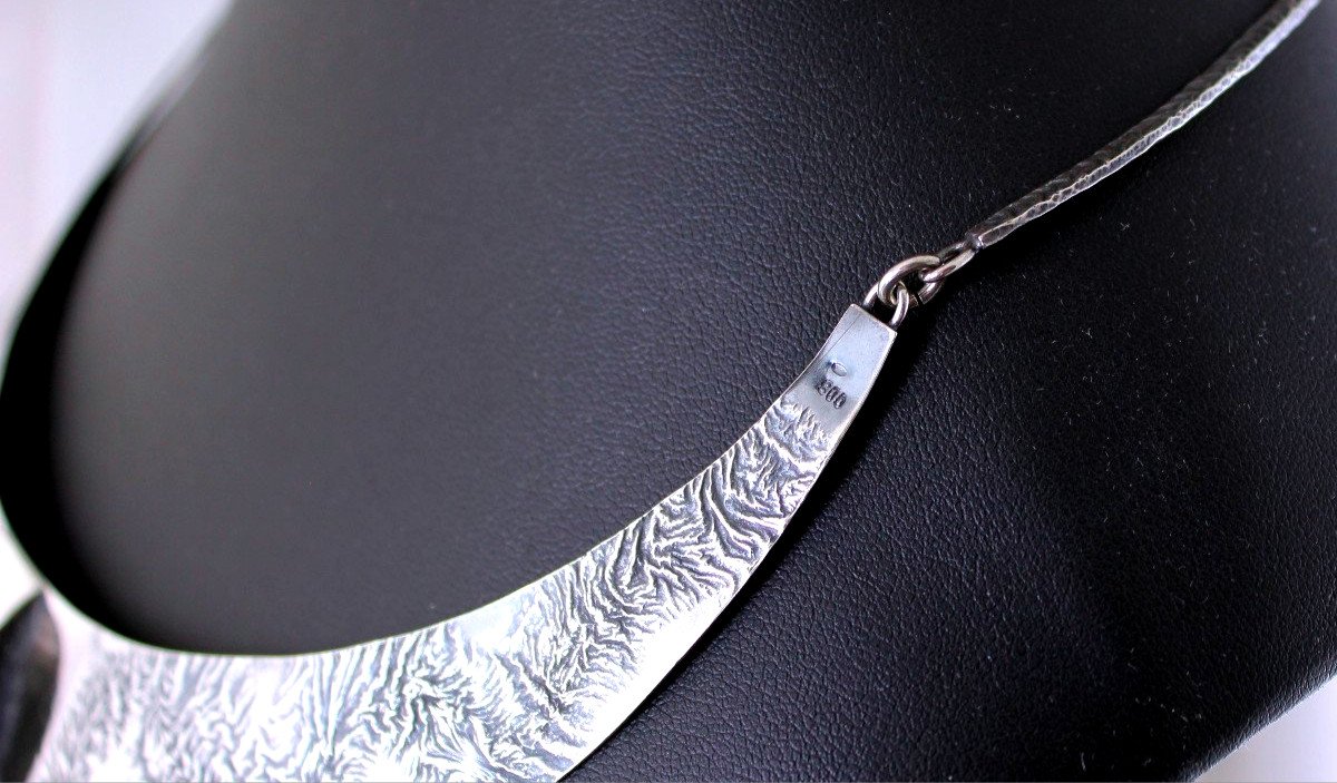 Necklace - Torque In Silver-photo-4