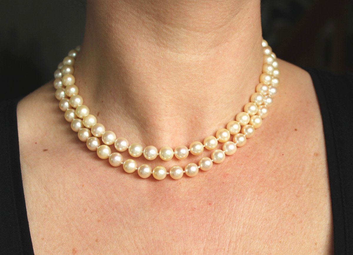 Akoya Cultured Pearl Necklace-photo-4