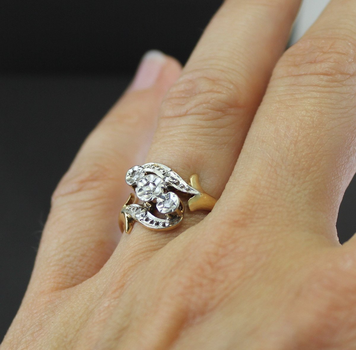 Gold And Diamond Ring, Circa 1900-photo-4