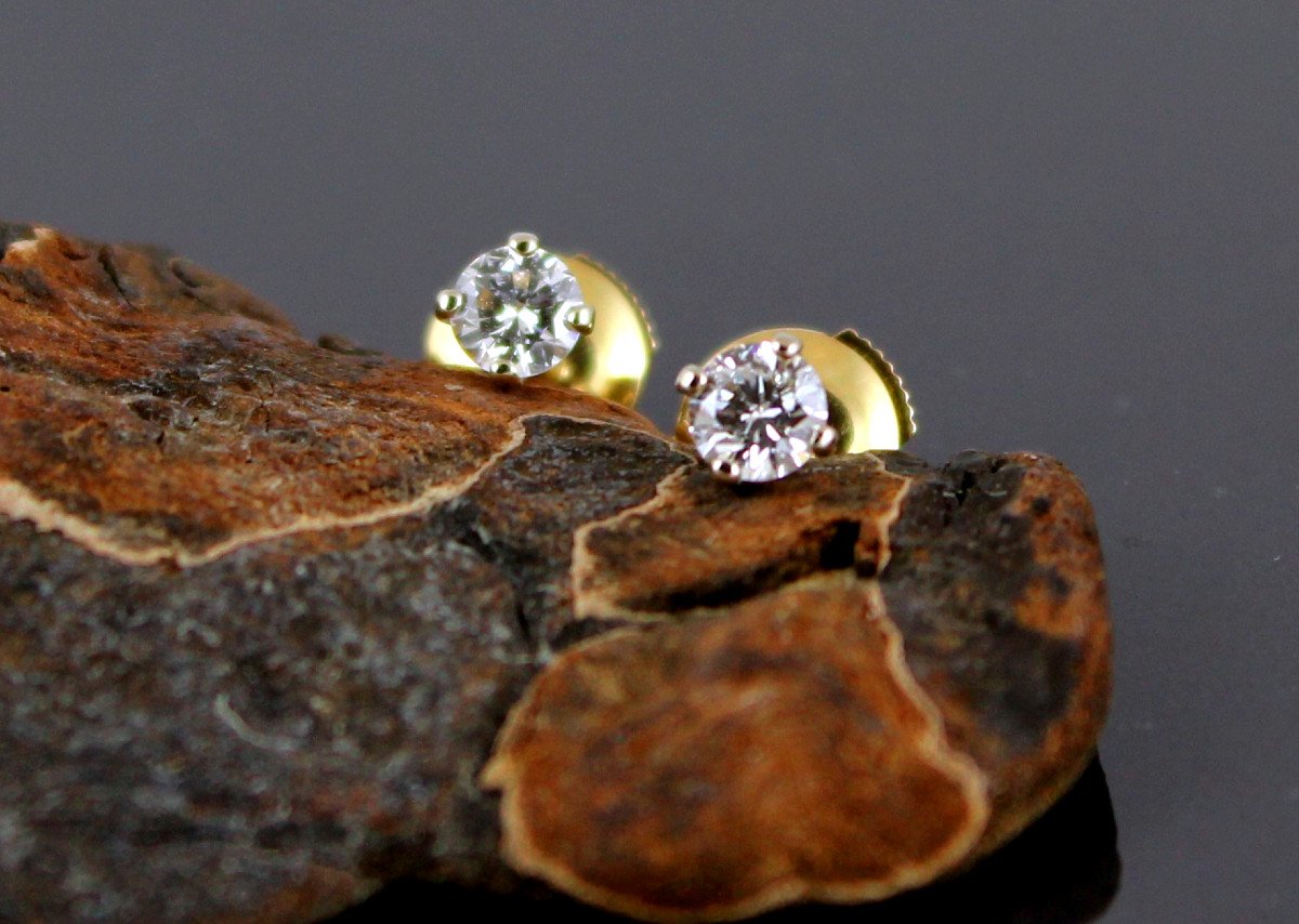 Boucles Diamants 0.26 Ct/chaque