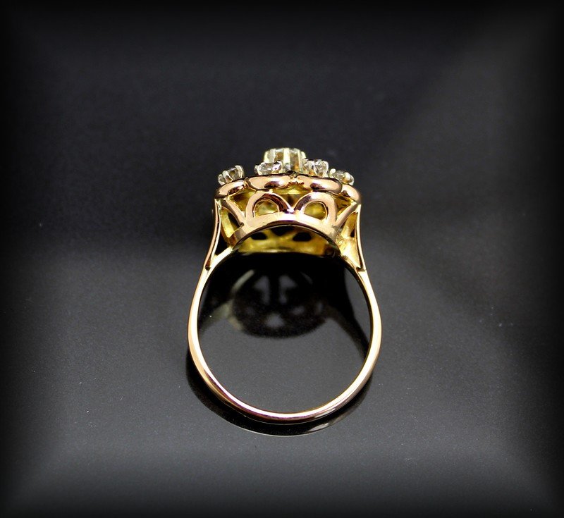 Gold And Diamond Ring-photo-1