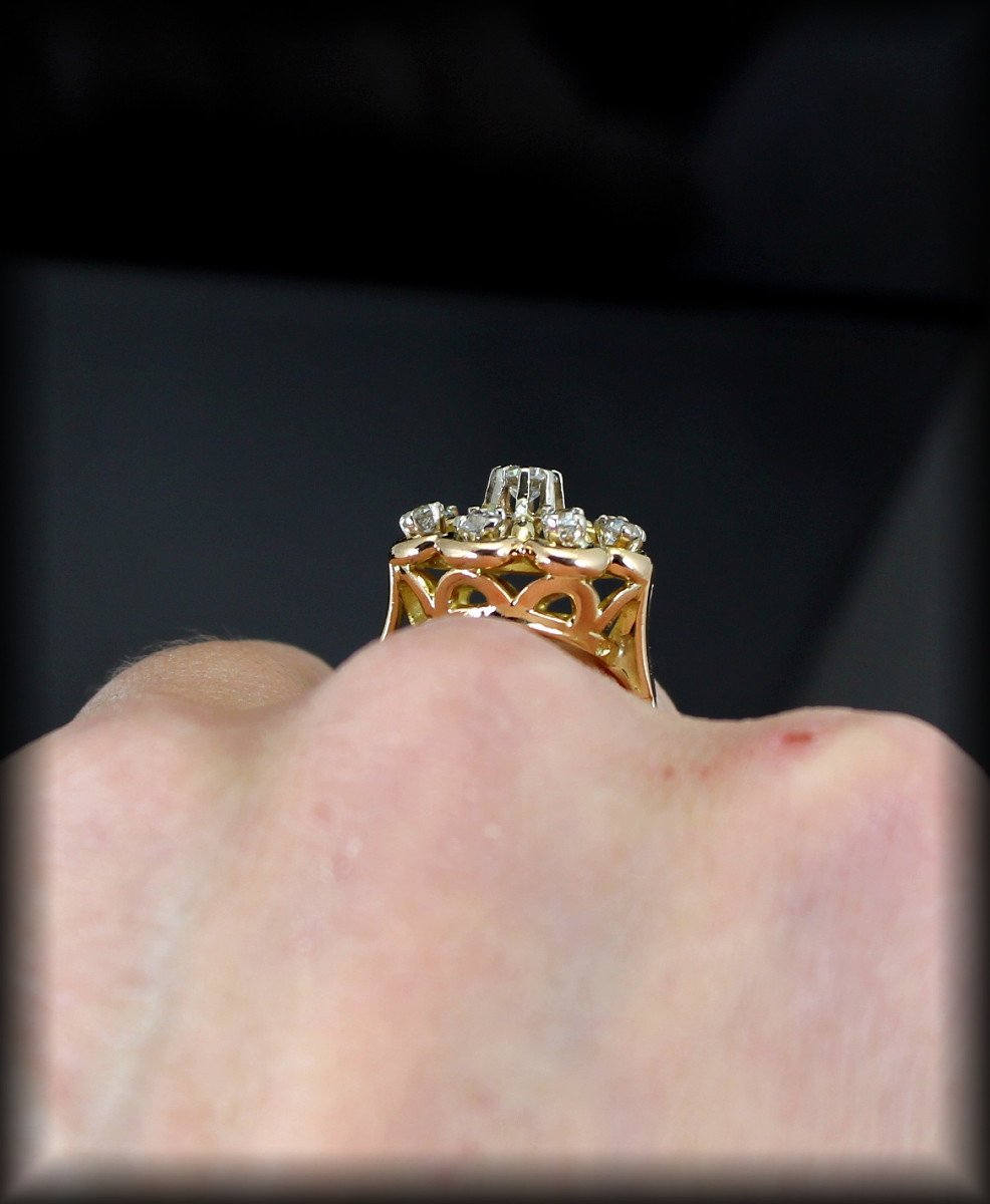 Gold And Diamond Ring-photo-3