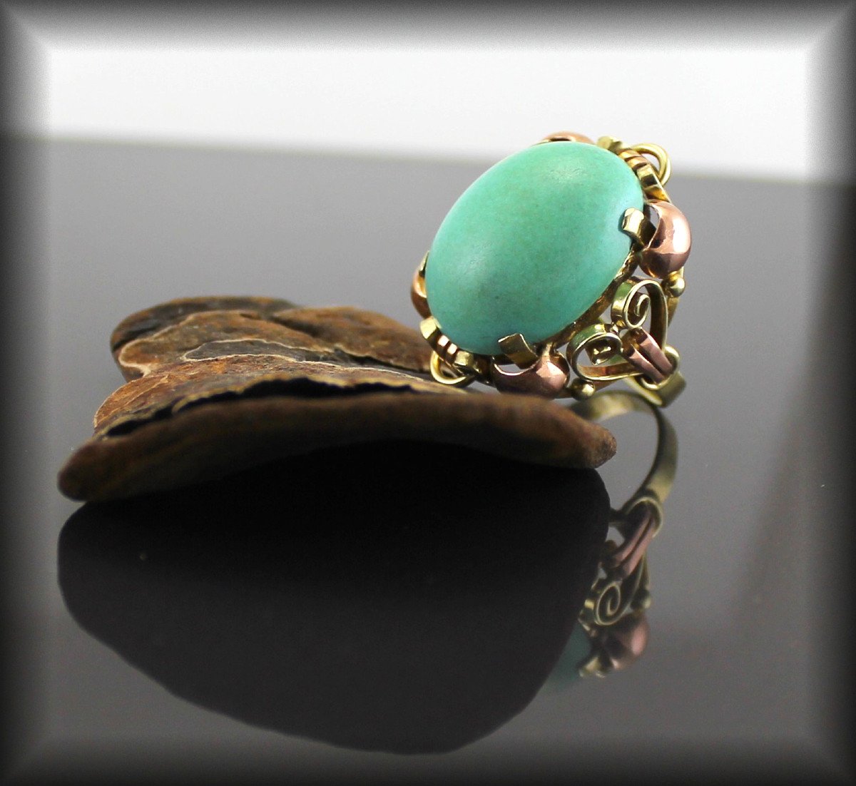 Bague Or Et Turquoise-photo-1