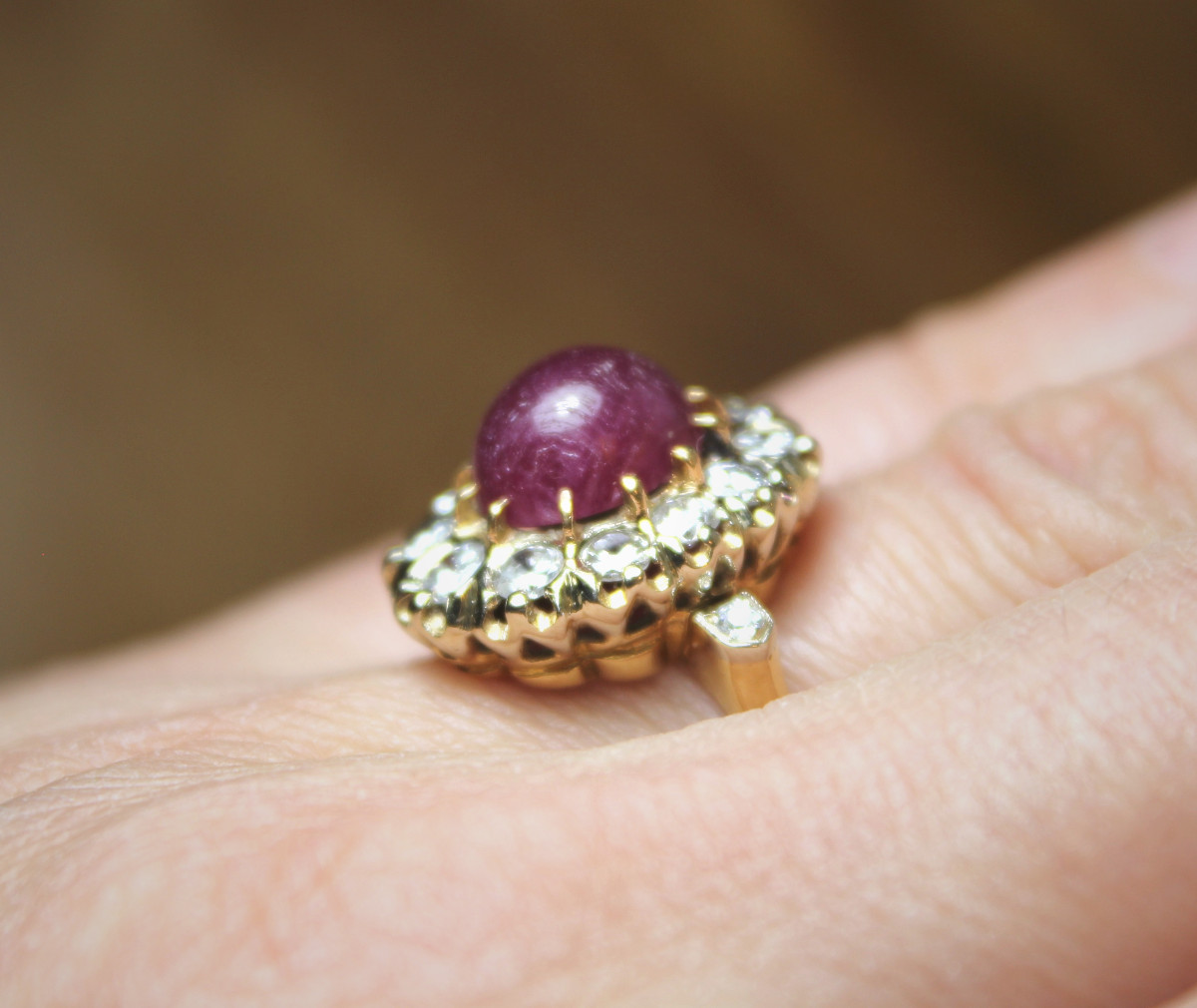 Bague Or, Rubis Et Diamants-photo-2