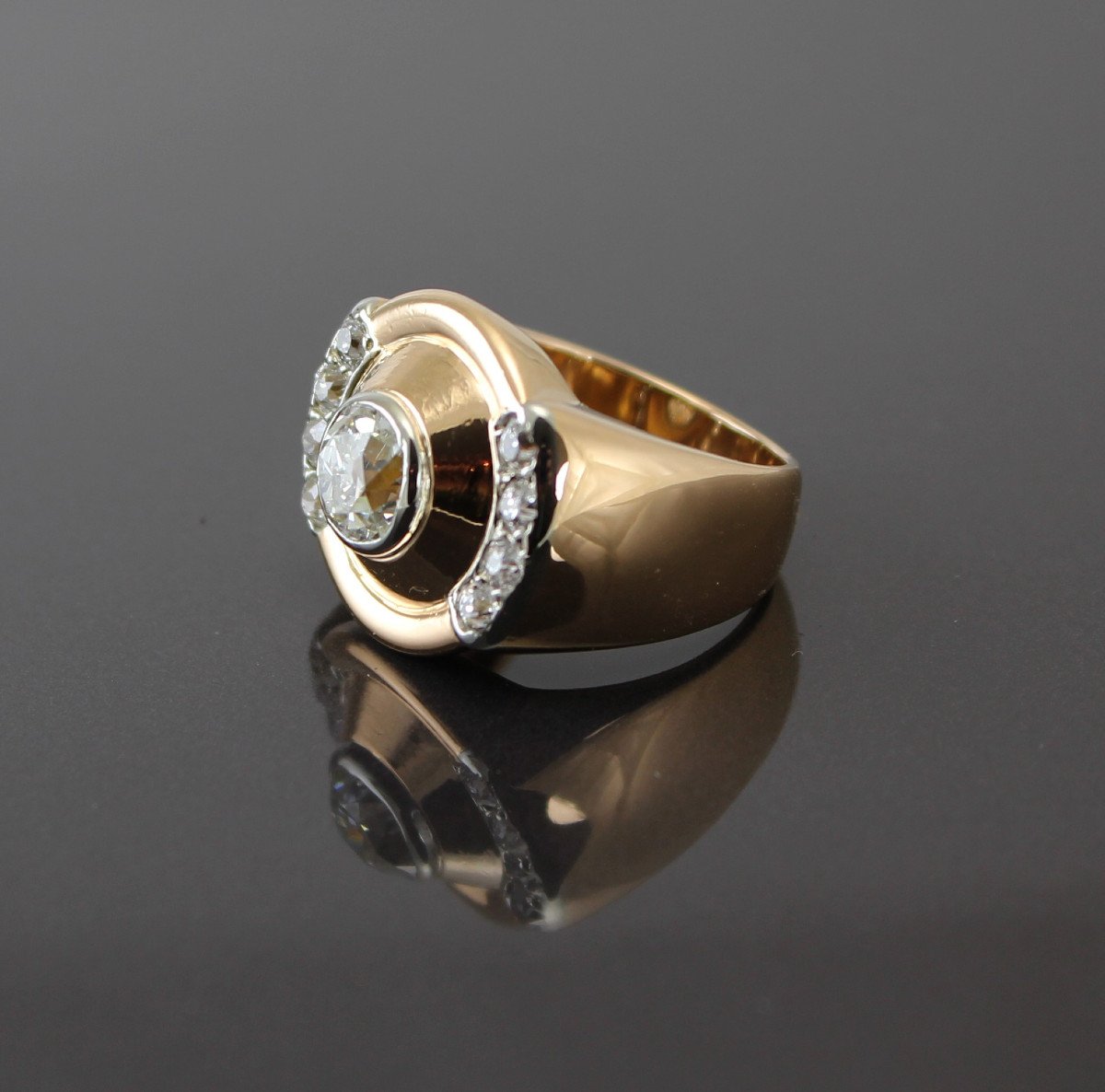 Gold And Diamonds Ring-photo-3