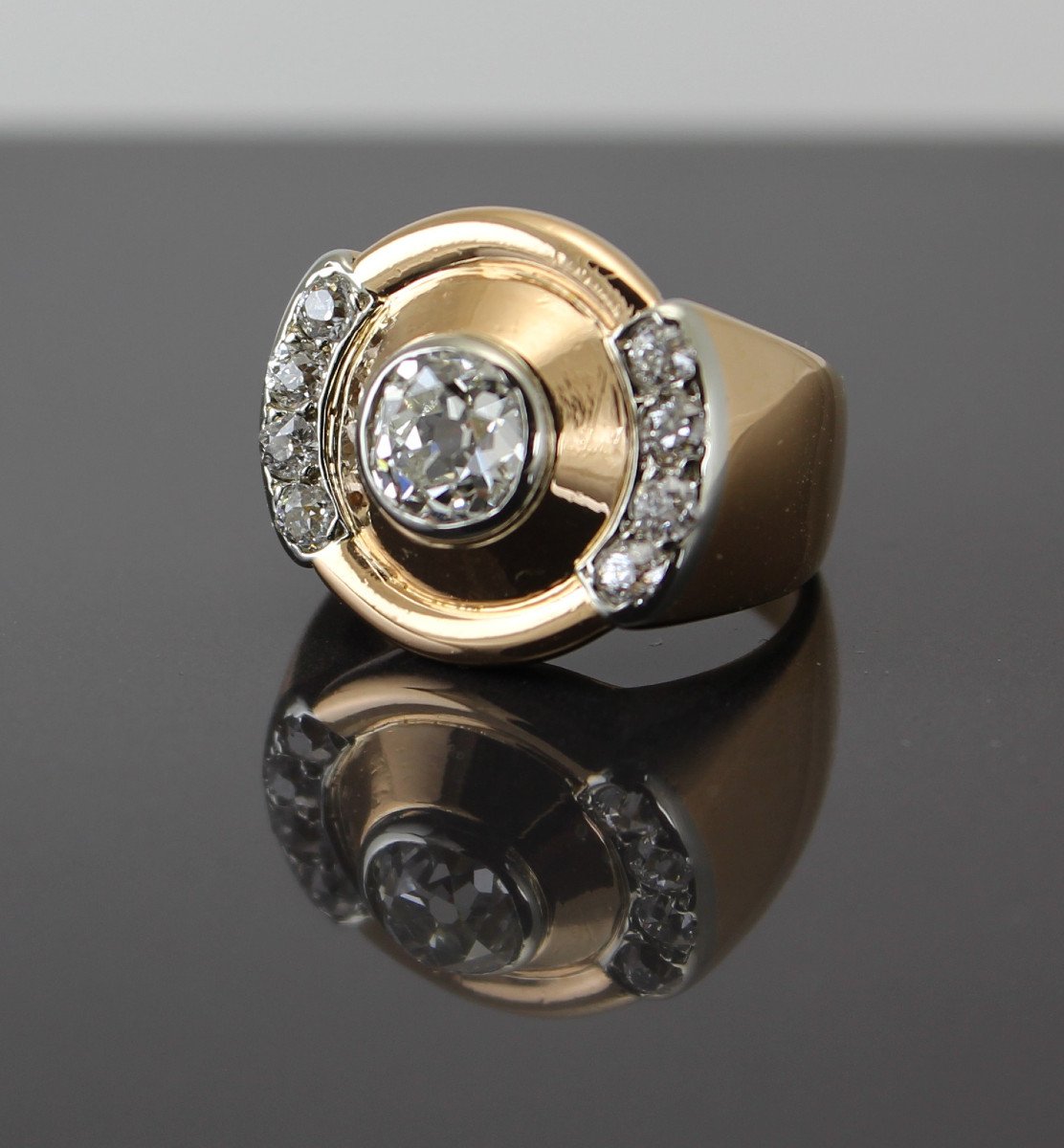 Gold And Diamonds Ring-photo-5