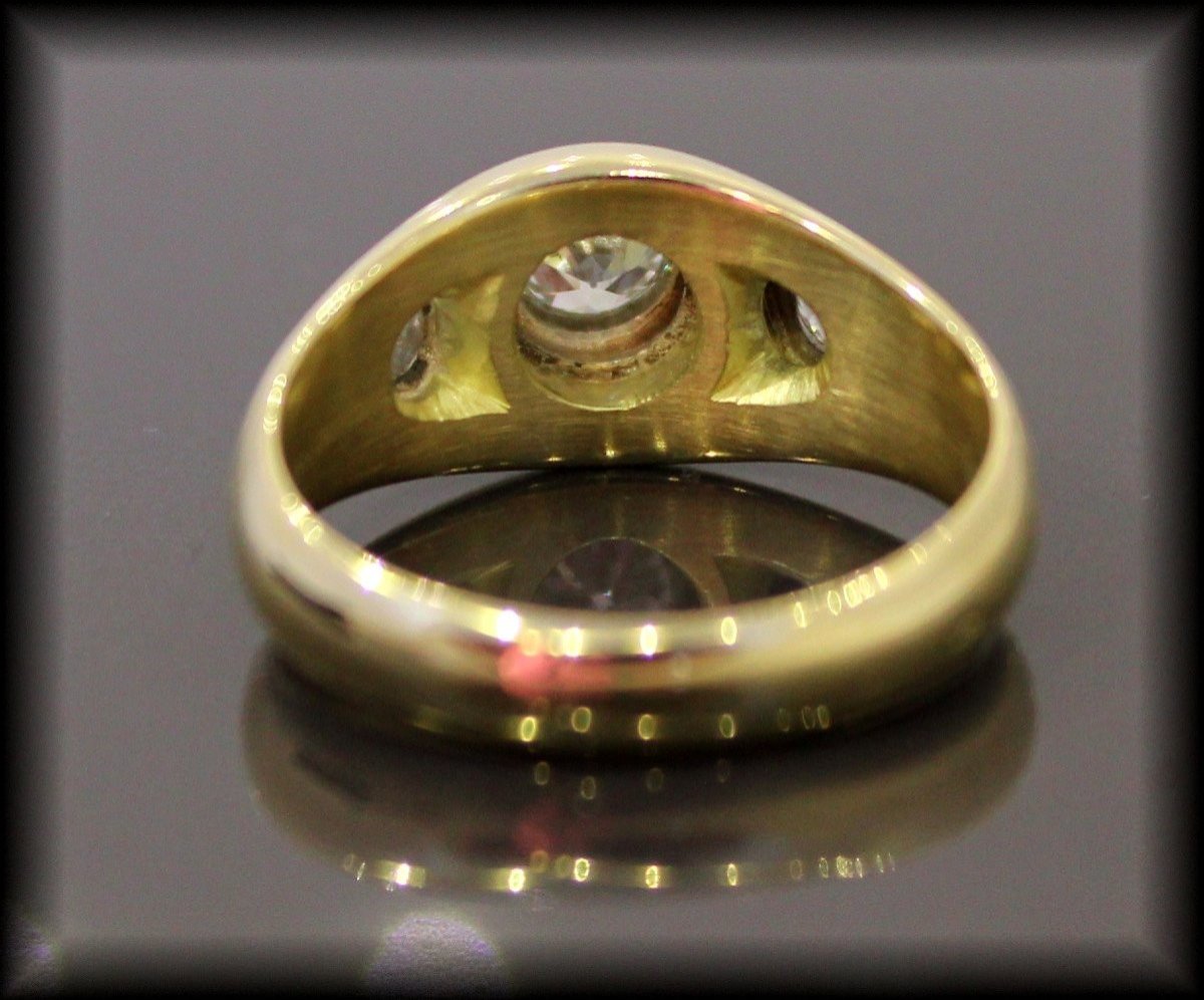 0.70ct Diamond Gold Band-photo-2