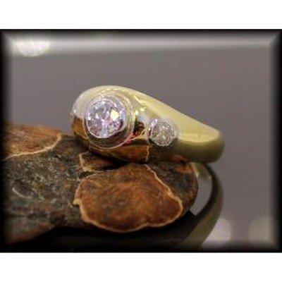 0.70ct Diamond Gold Band-photo-4