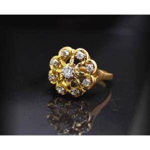 Gold And Diamond Ring