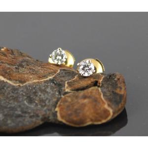 Diamond Earrings 0.26 Ct/each