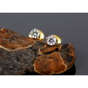 Boucles Diamants 0.26 Ct/chaque