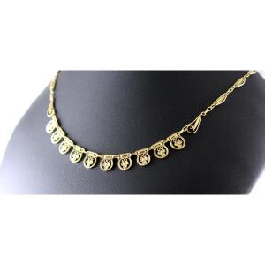 Gold Necklace - 16g - Circa 1900