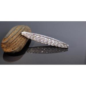 Gold And Diamond Brooch +/-1.65 Ct