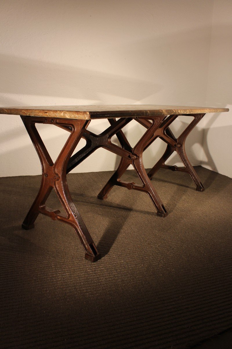 Industrial Table Early 20th Century-photo-3