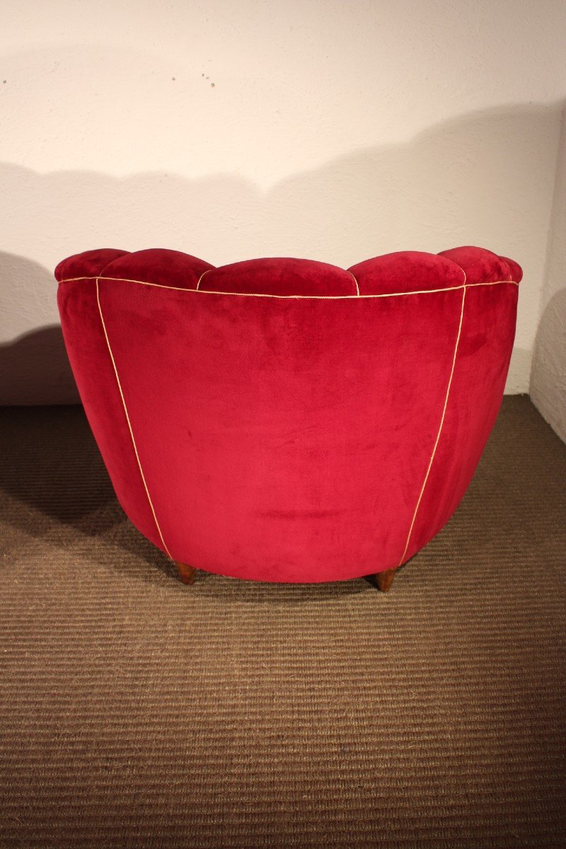 Pair Of Armchairs By Gio Ponti-photo-4