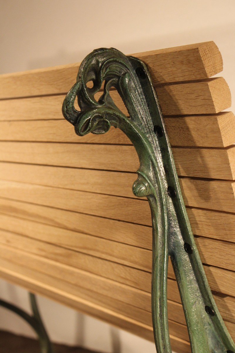 Art Nouveau Bench By Hector Guimard-photo-2