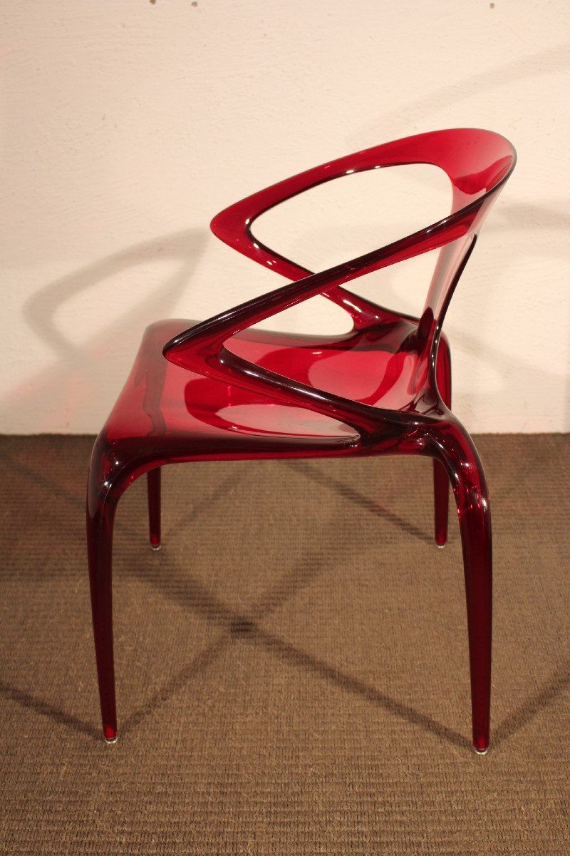 Series Of 6 Roche Bobois Chairs-photo-3