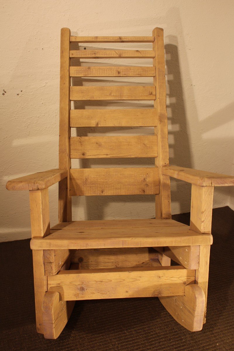  Rocking Chair In Fir-photo-2