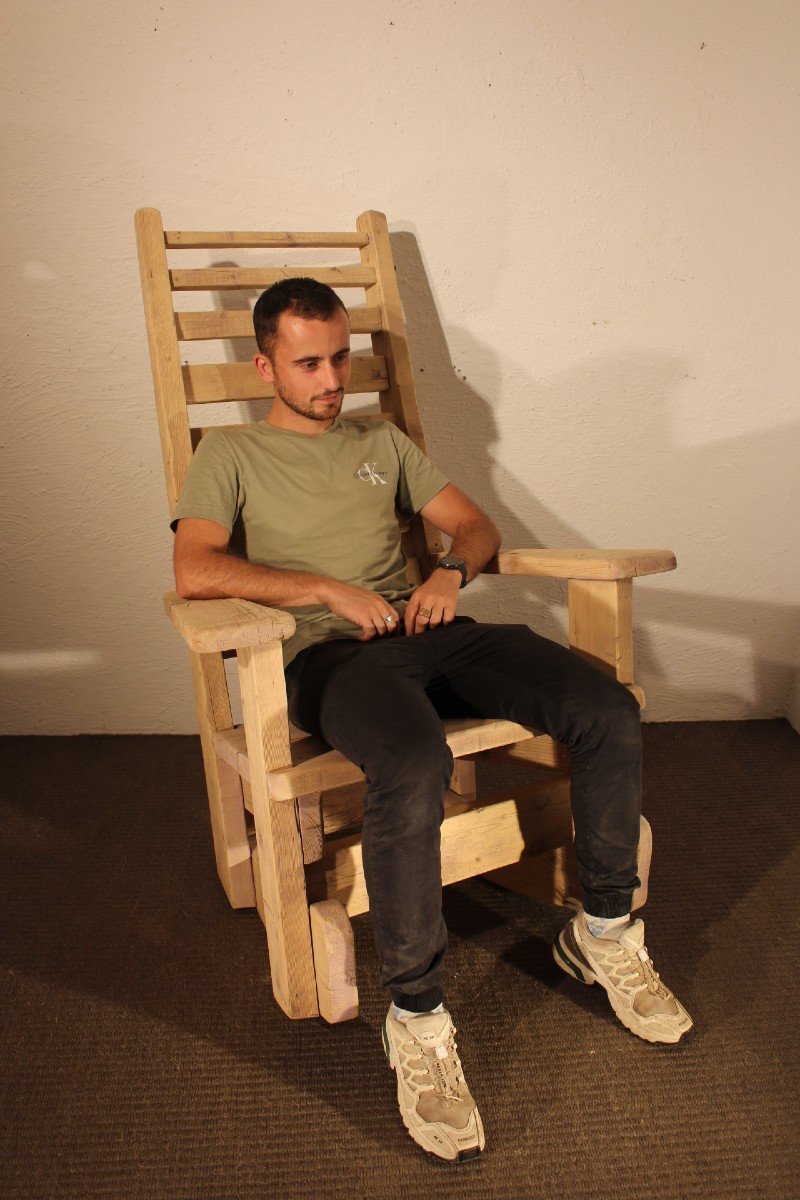  Rocking Chair In Fir-photo-4