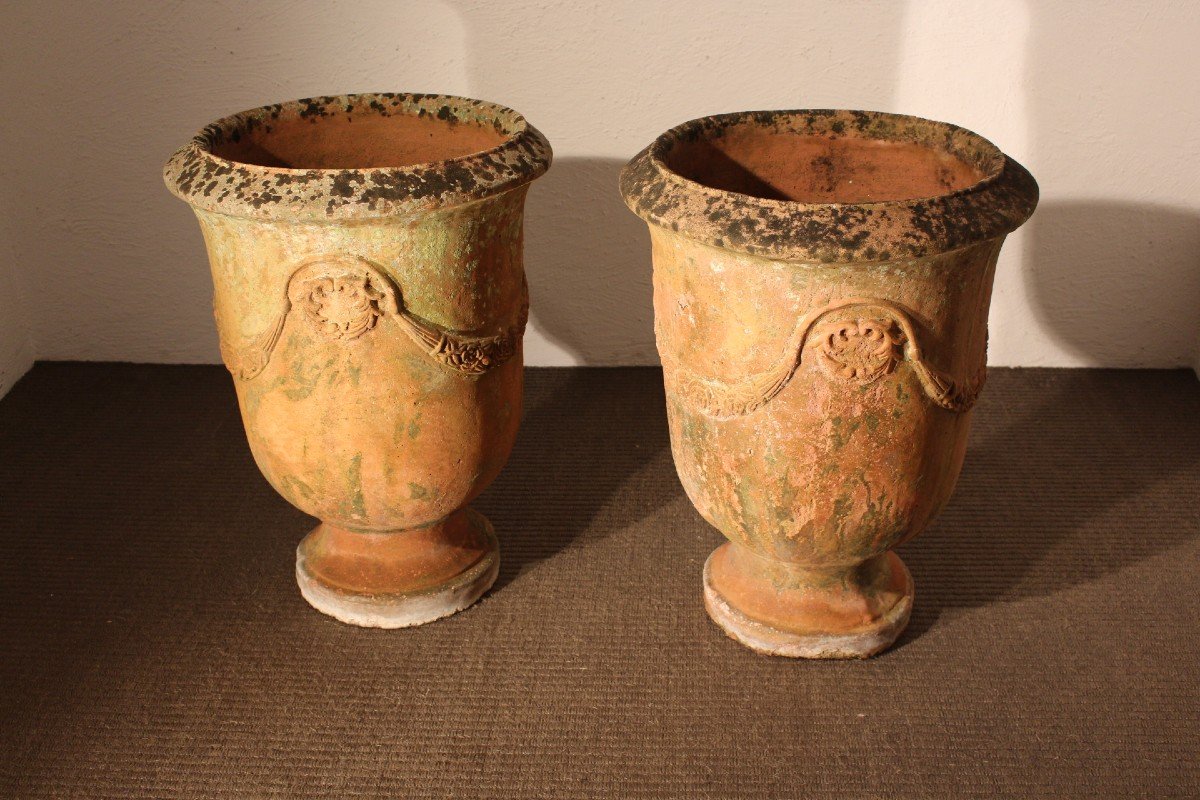 Pair Of Anduze Vases