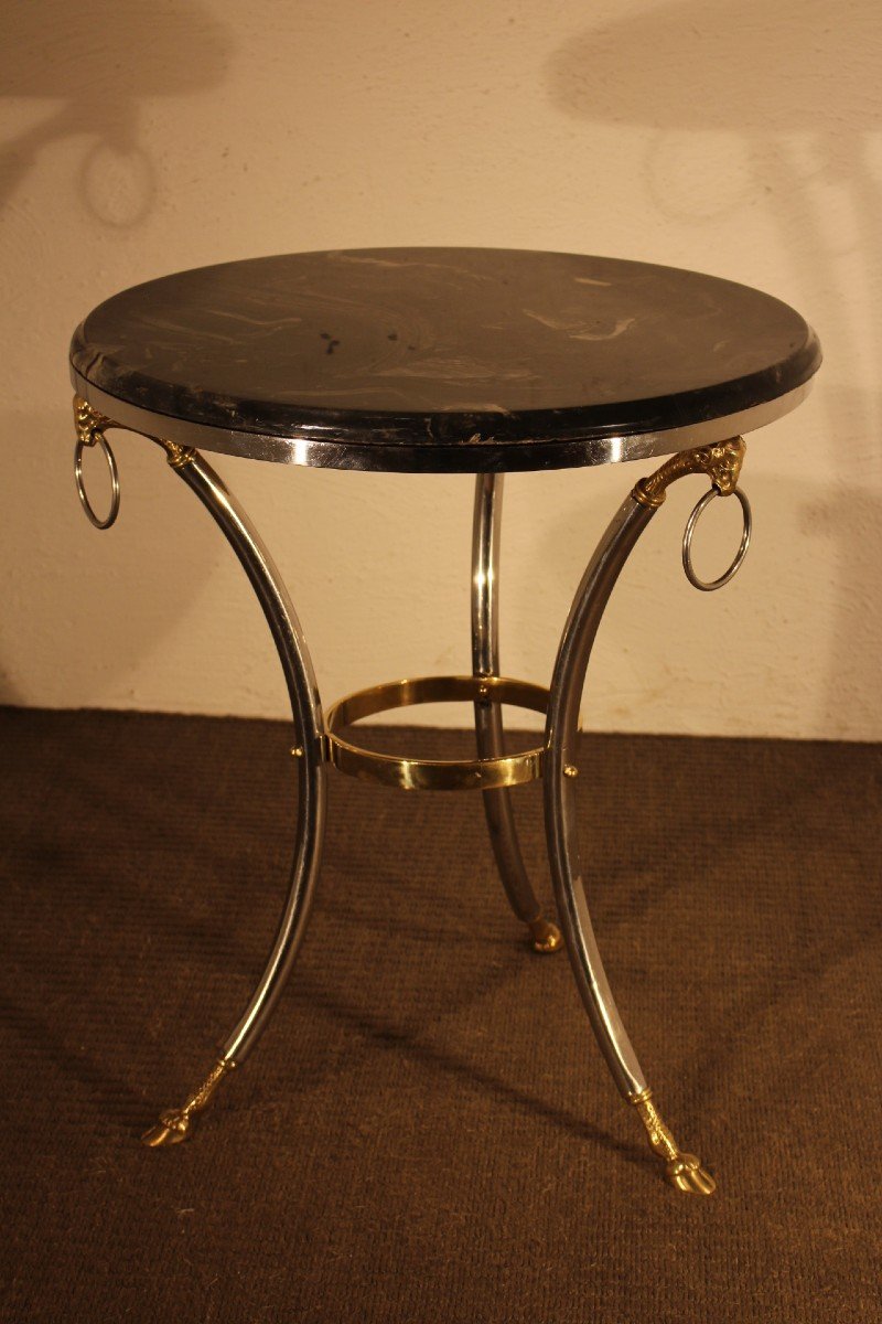  1950s-1960s Pedestal Table