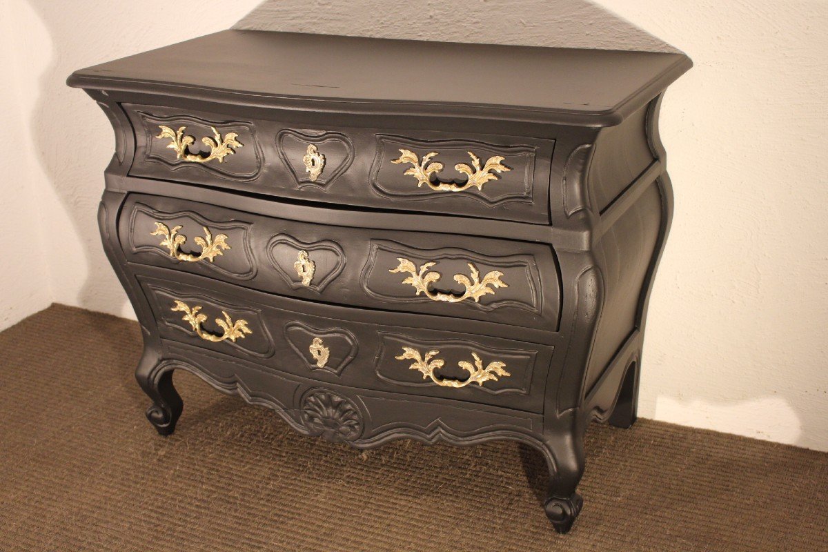 Commode Louis XV Noire