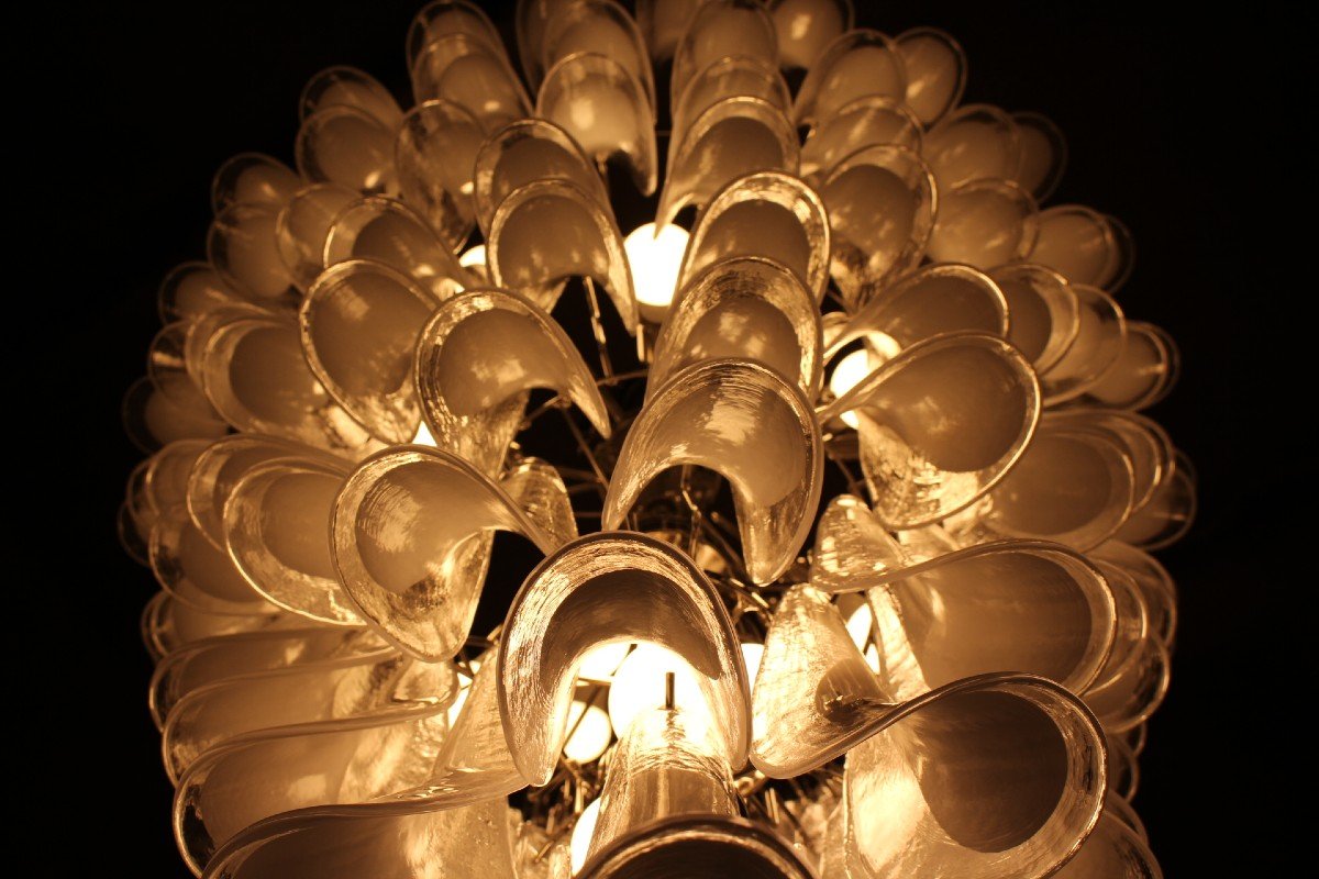 Large Murano Chandelier-photo-3