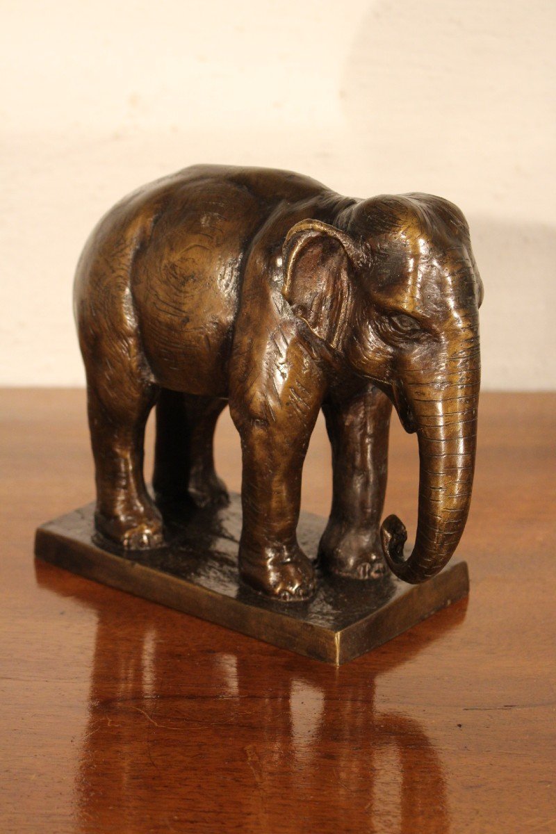 éléphant En Bronze 1930-photo-3