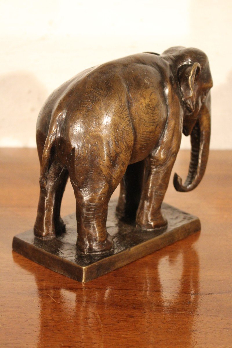 éléphant En Bronze 1930-photo-4