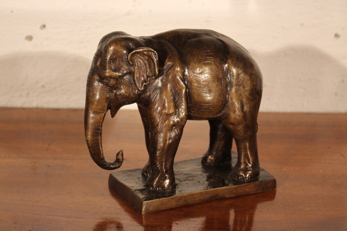 éléphant En Bronze 1930