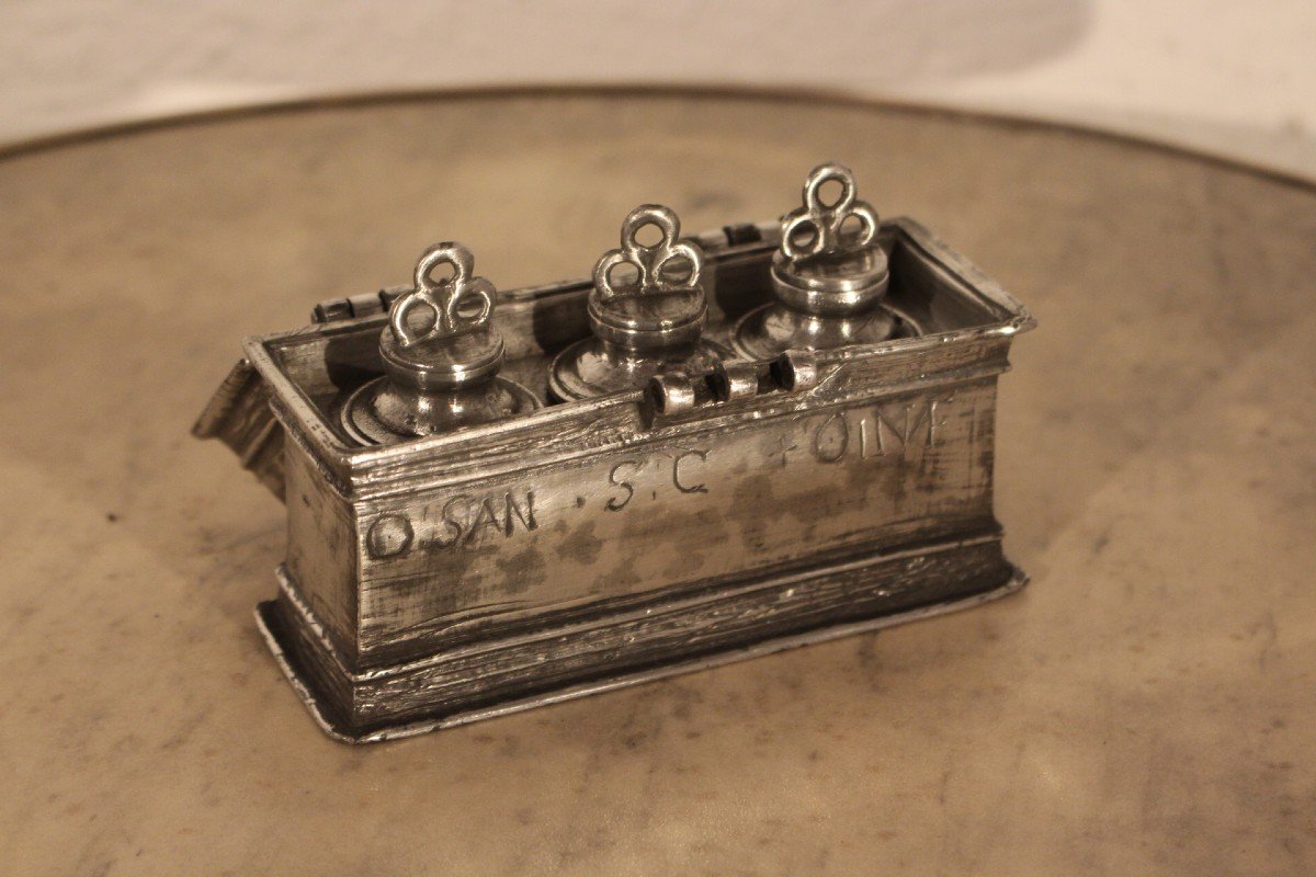  Box Of Holy Oils 17th Century-photo-2