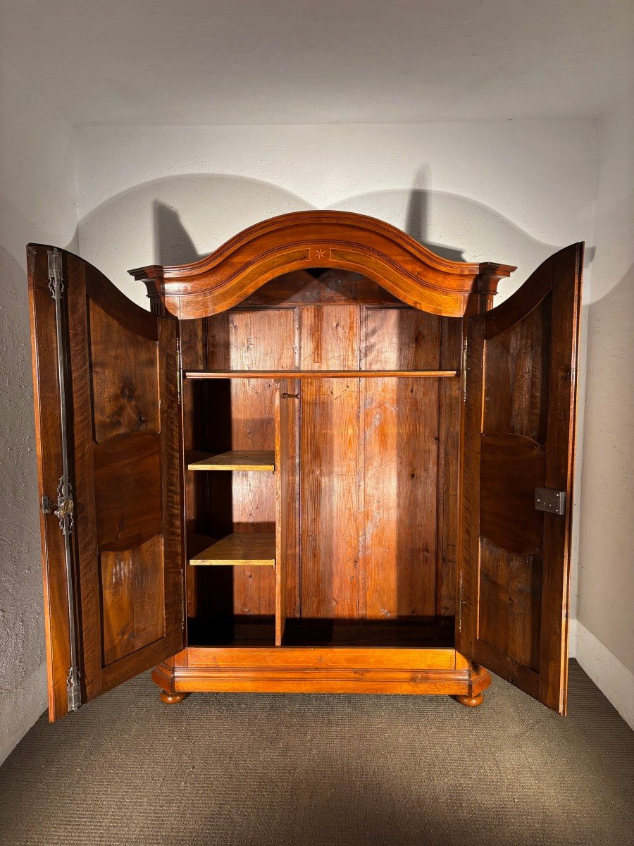 Armoire 19e Siècle En Noyer-photo-2