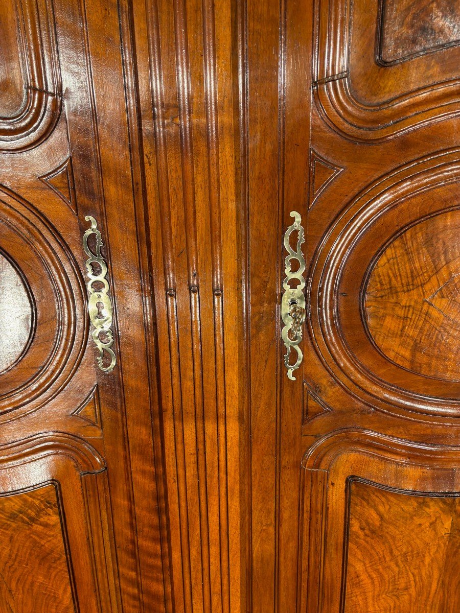 Armoire 19e Siècle En Noyer-photo-3